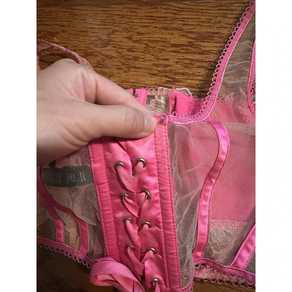 For Love & Lemons Floral Corset L NWT Victoria Secret Very Sexy Bra 34D Halter